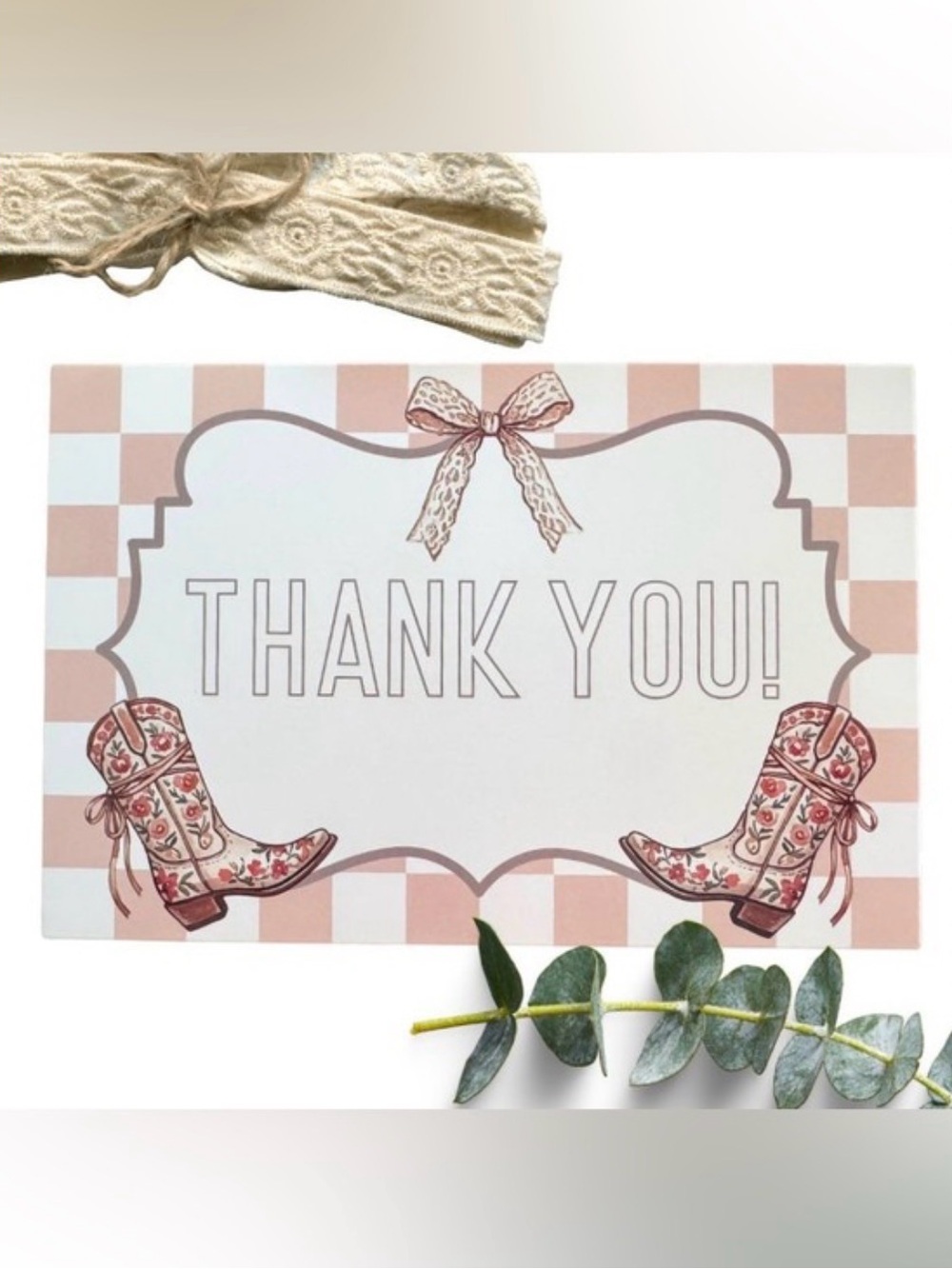 25pc Thank You Cards
